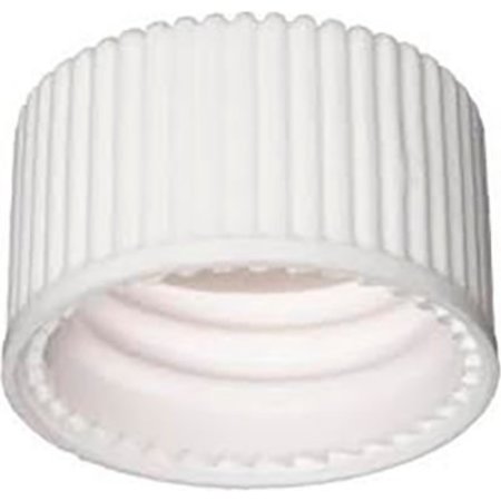 CP LAB SAFETY. Wheaton® 15-425 Open Top PP Cap, White, PTFE/Silicone Liner .060, Case of 250 W240842